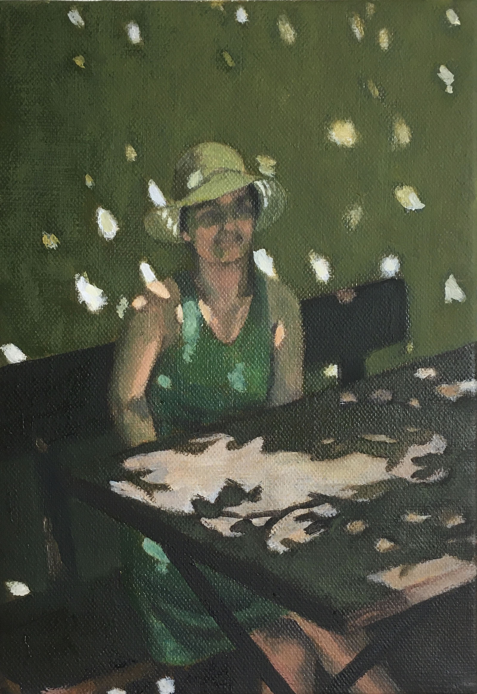 Woman in Green