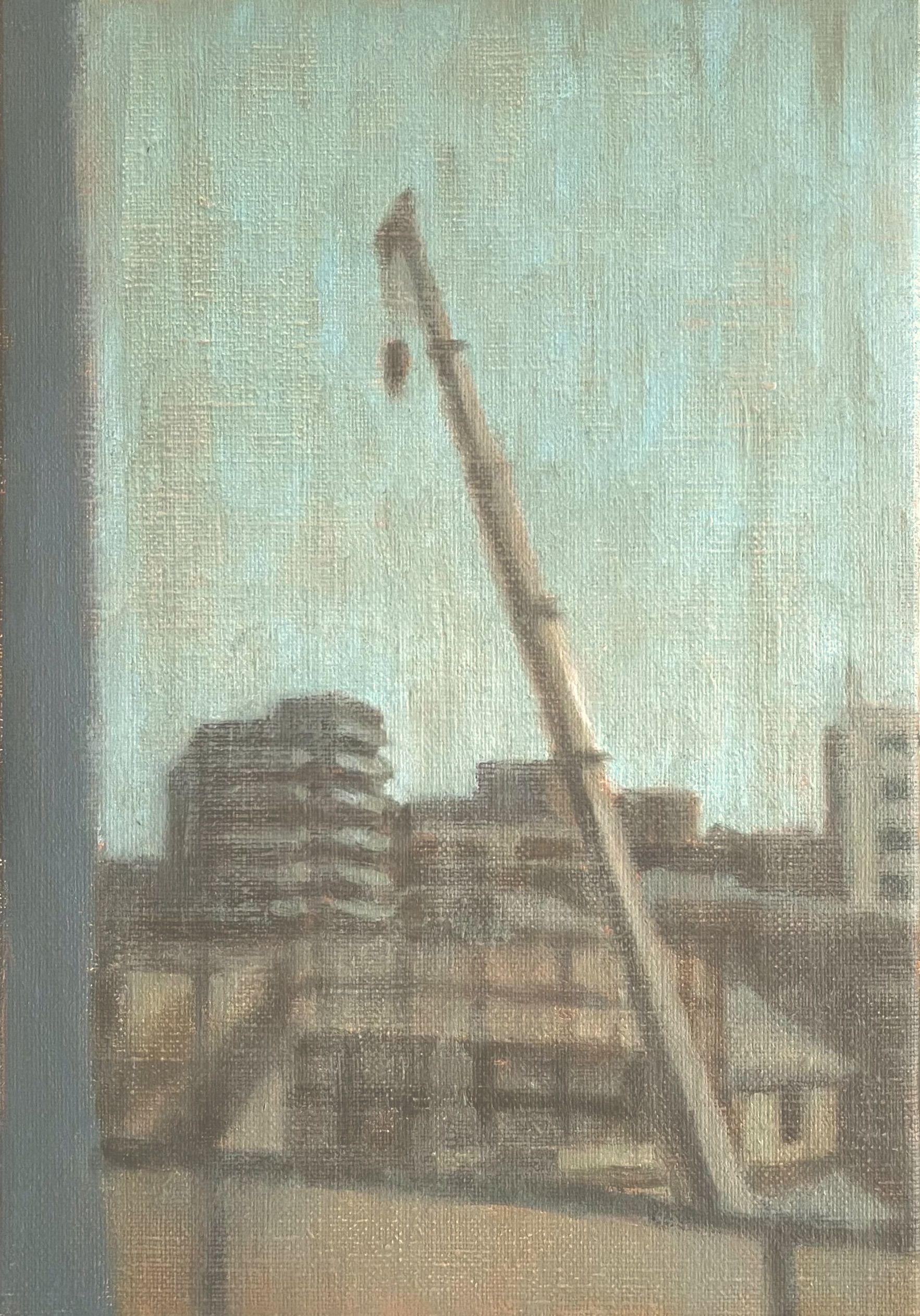 Crane through the Curtain