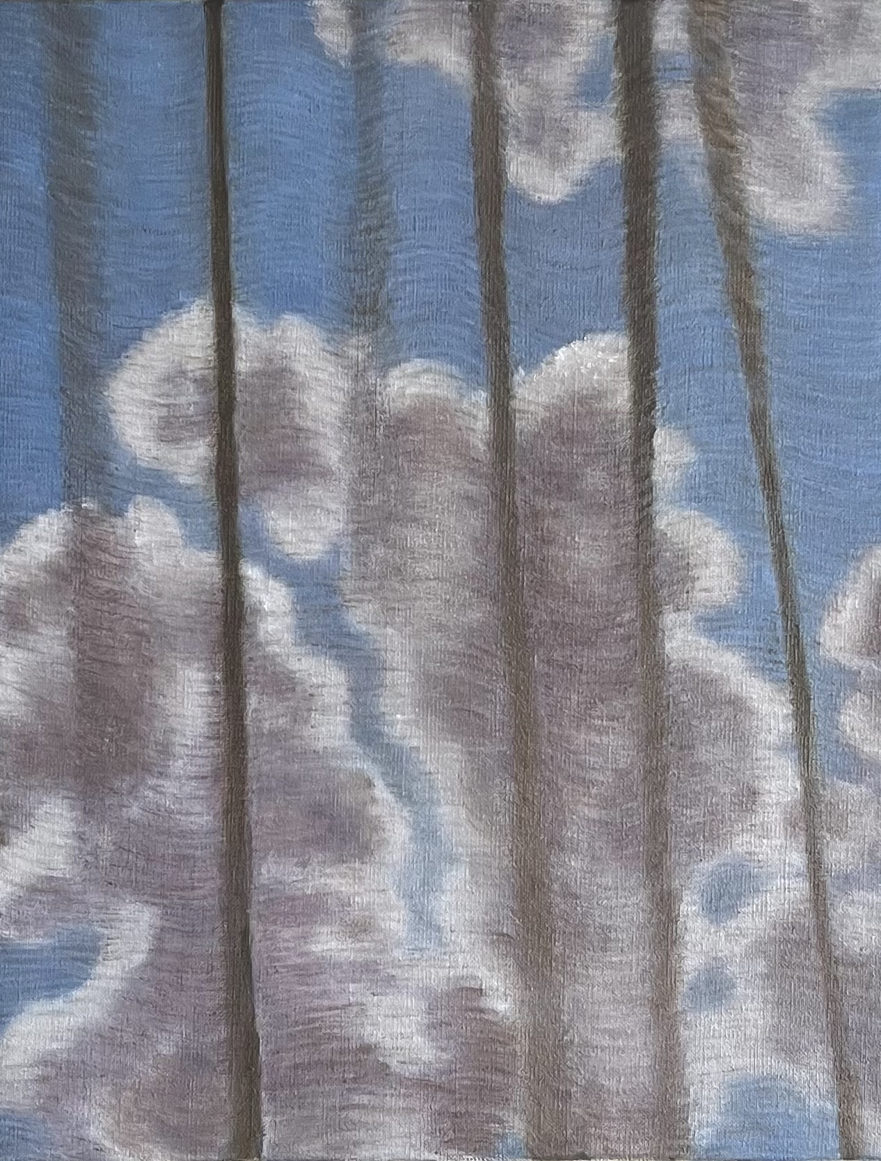Filtered Sky 40.8x31.7cm, oil on linen